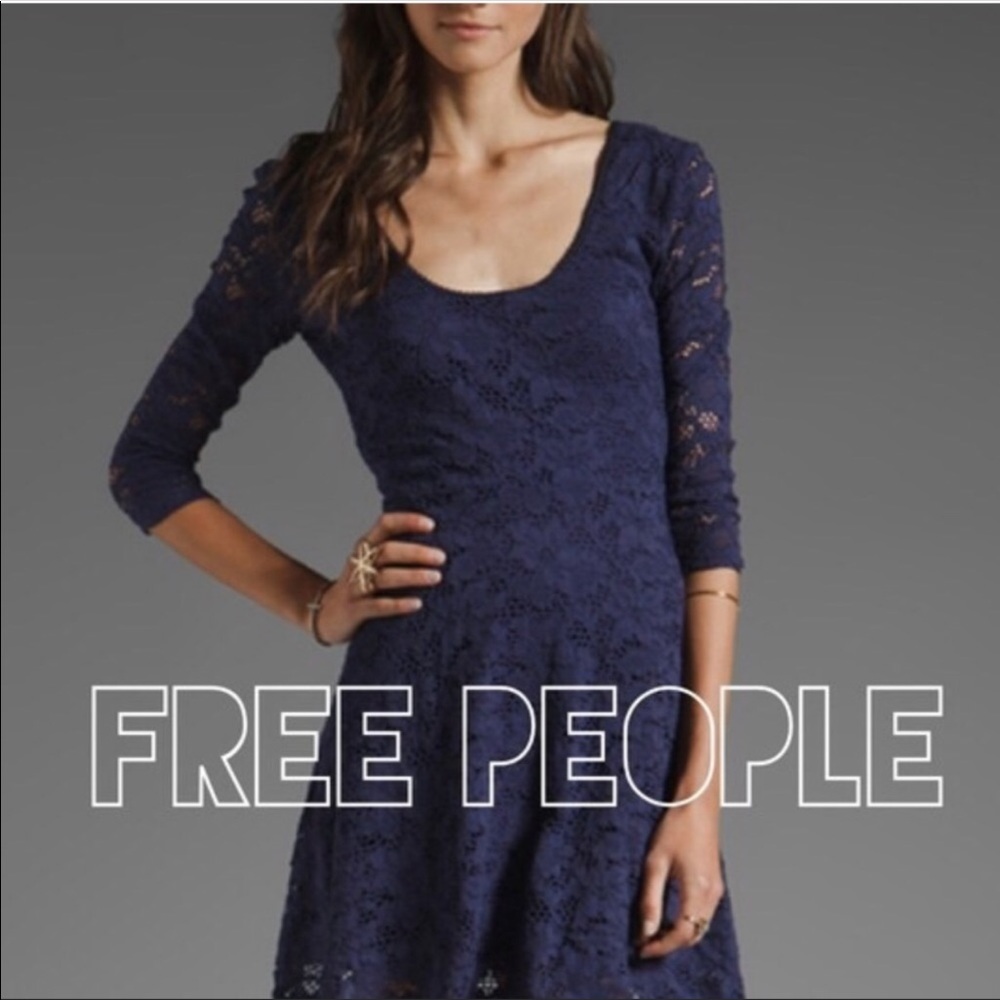 Free People | Navy Dress